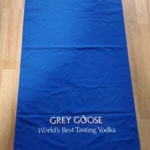 Military-exclusive Grey Goose branded tablecloth